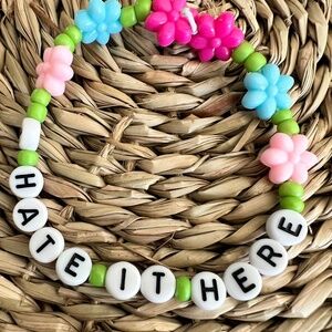Taylor Swift I hate it here bracelet